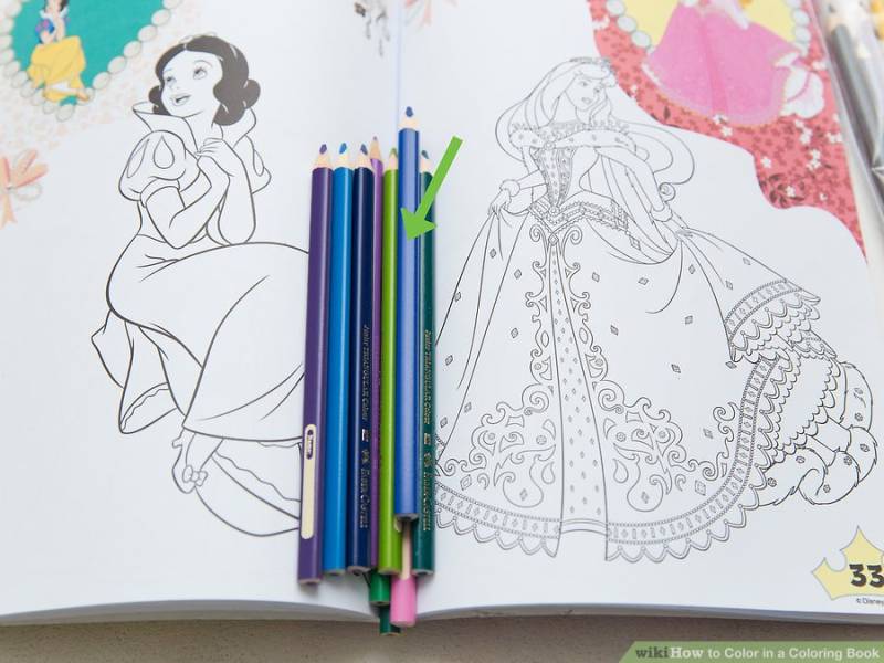 How to Color in a Coloring Book