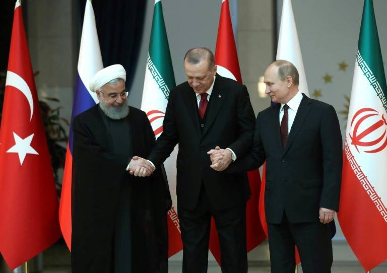 Turkey, Russia and Iran urge 'lasting ceasefire' in Syria