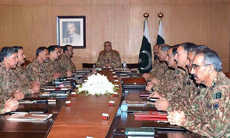 Corps Commanders' Conference reiterates support for state institutions