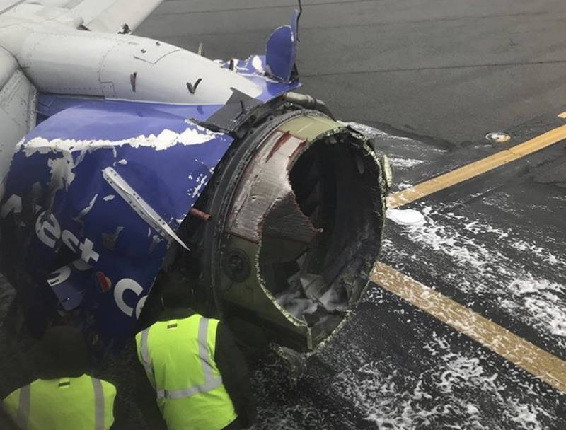 One dead as jet engine fails on New York-Dallas flight