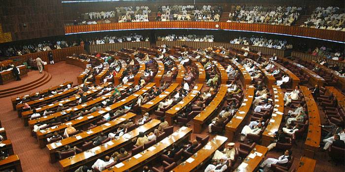 Opposition to protest budget presentation by PML-N today
