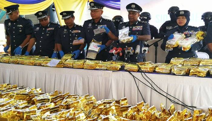 Malaysia makes record 1.2 tonne seizure of crystal meth