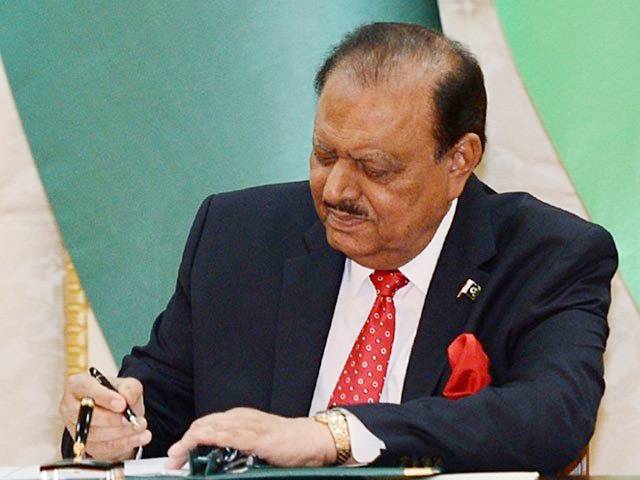 President signs 'Constitutional Amendment' to merge FATA with KP