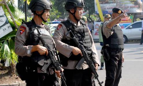Indonesian police raid university over suspected plot to attack assemblies
