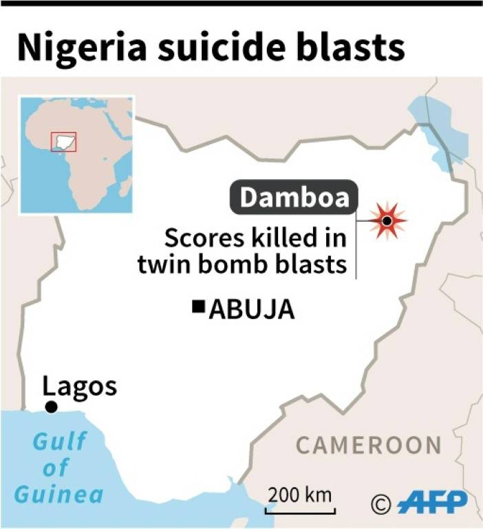 Suicide blasts in NE Nigeria kill at least 31: official