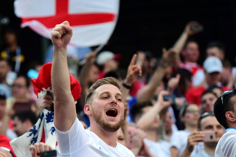 England fans drink in rare World Cup joy after Panama win