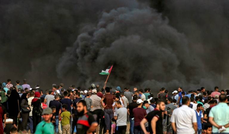 Israel launches airstrikes on Gaza Strip after border protest bloodshed