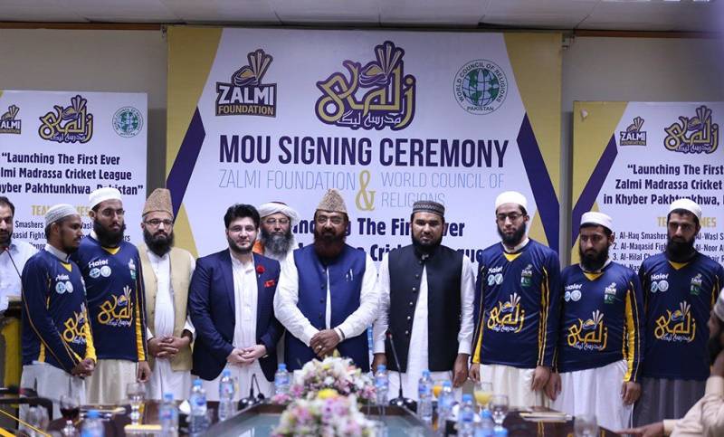 Peshawar Zalmi launches 'Madrasa Cricket League'