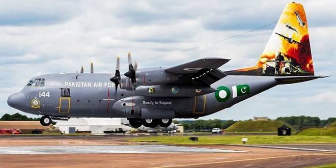 PAF Hercules brings laurels to country at Royal Air Tattoo Show 2018