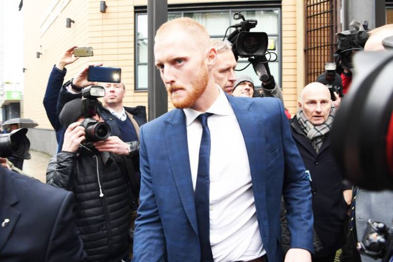 England star Stokes acquitted of affray