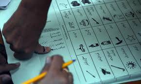 Leaders of various political parties cast their vote 