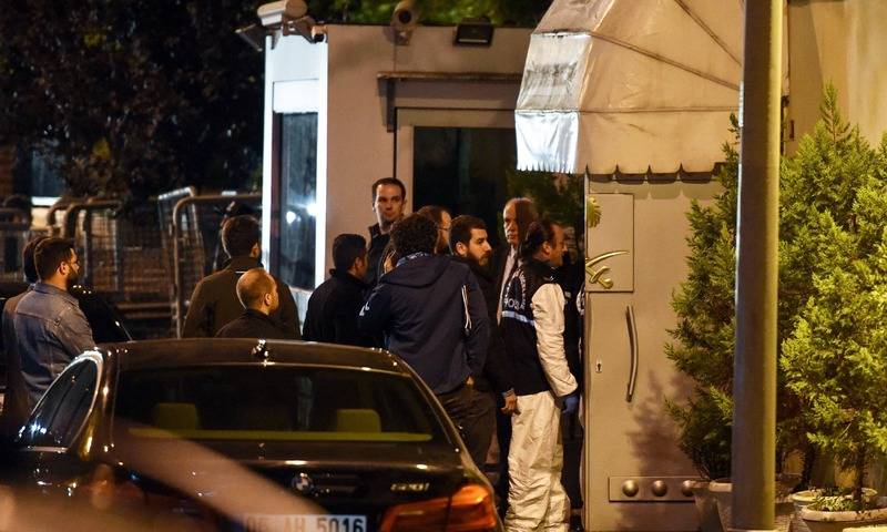Investigators enter Saudi Consulate in Istanbul for 'joint inspection' to probe Khashoggi's murder
