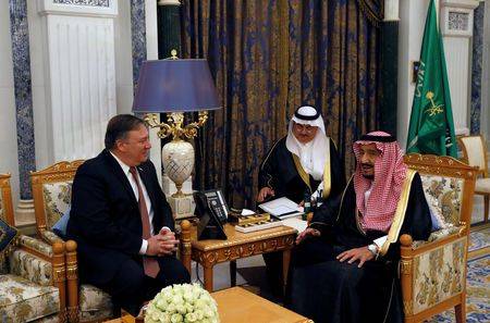 Pompeo meets Saudi king on Khashoggi case, Turks study 'toxic materials'