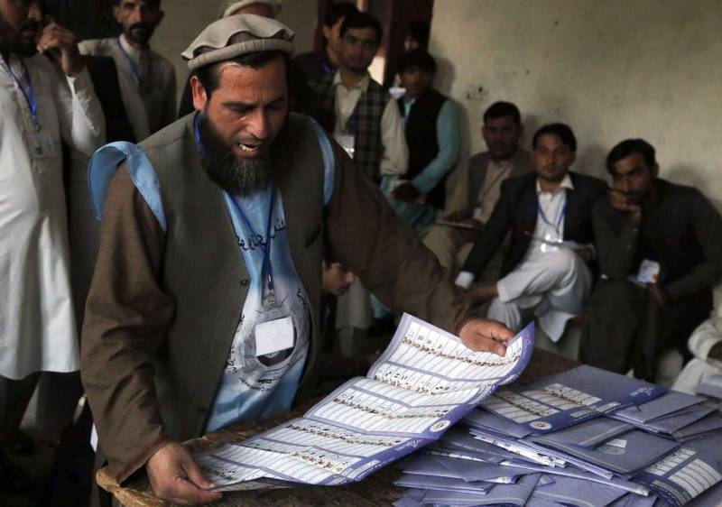 Suicide attack on Kabul election workers kills one, wounds six