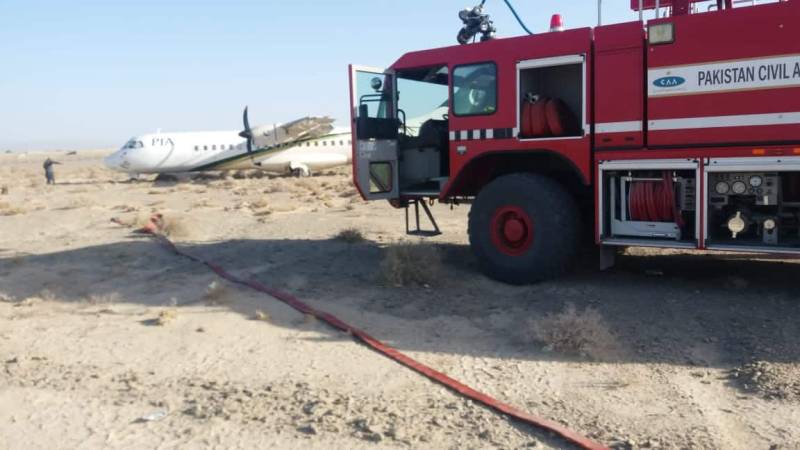 PIA’s plane skids off at Panjgur airport