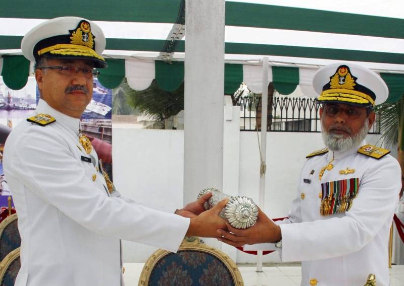 Rear Admiral Adnan Khaliq takes over as PN commander logistics