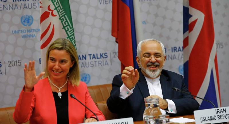 Mogherini, Zarif agree to work together for further implementation of INSTEX
