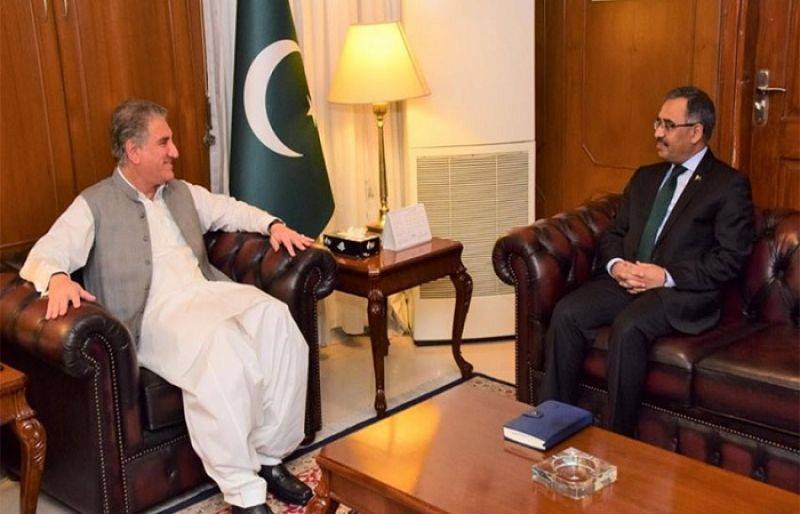 New Foreign Secretary Sohail Mehmood calls on FM Qureshi