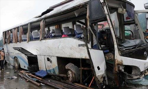 Eight killed, several injured in bus accident in Sindh 