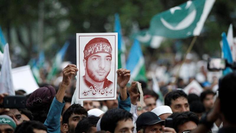 Kashmiris remember Burhan Wani on third anniversary of martyrdom 