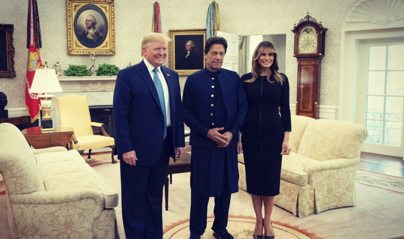 US First Lady Melania shares pictures of meeting with PM Imran 