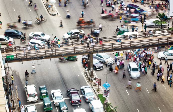 Lack of traffic education in underdeveloped cities