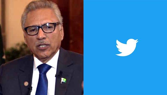 Twitter sends notice to President Alvi over Kashmir tweet
