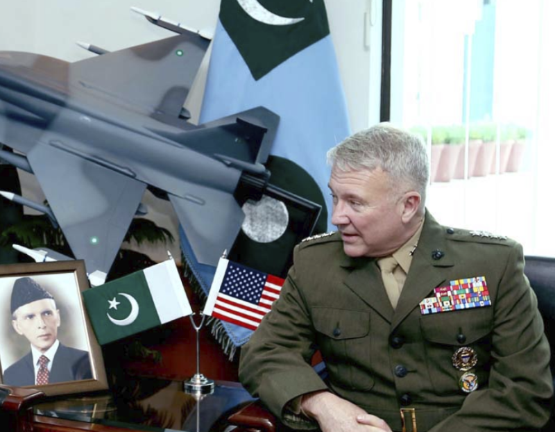 US CENTCOM chief General McKenzie arrives in Pakistan