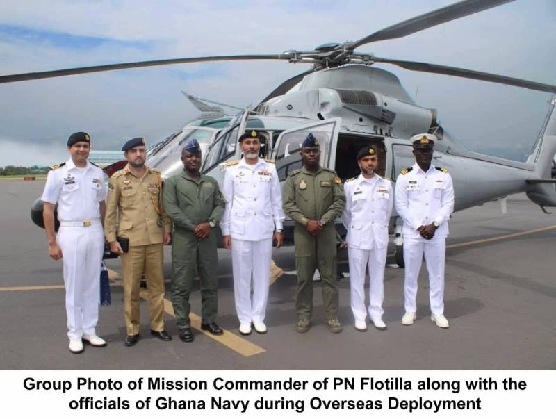 Pakistan Navy Ships reaches Ghana as goodwill gesture