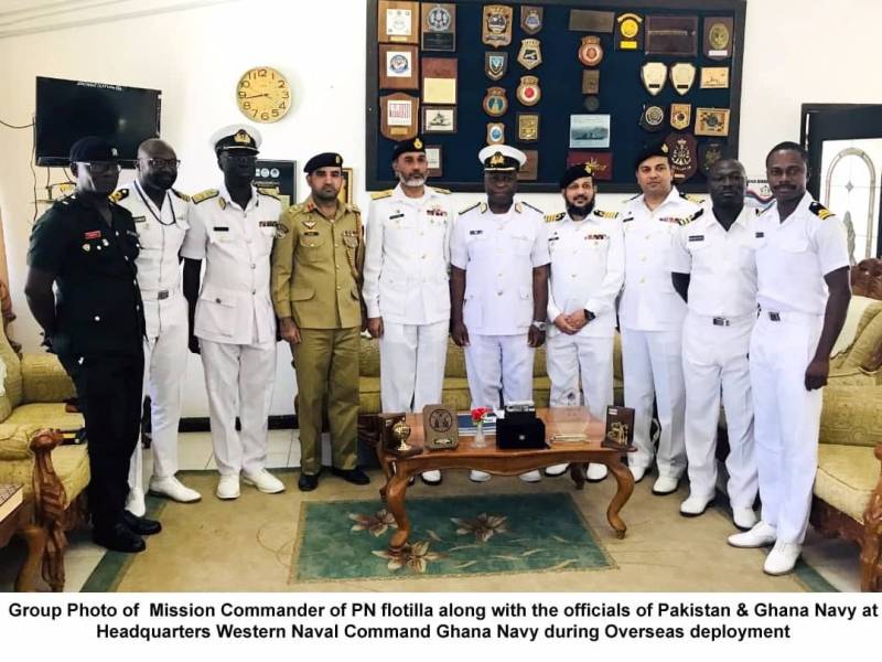 Pakistan Navy Ships reaches Ghana as goodwill gesture