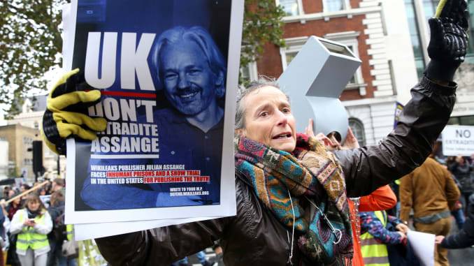 Wikileaks founder testifies in court about being spied on at Ecuadorian Embassy
