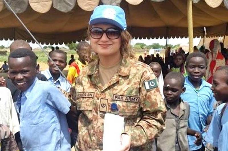 Pakistani female army officers awarded UN Medal for exemplary services in Congo