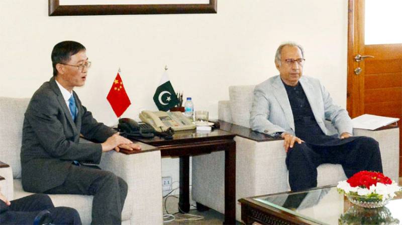 Hafeez, Yao review preparations for President Xi’s visit to Pakistan 