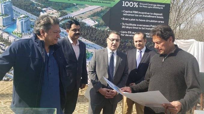 PM Imran launches multi-billion Blue Area commercial project in Islamabad