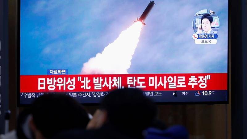 North Korea launches two unidentified projectiles, says Seoul
