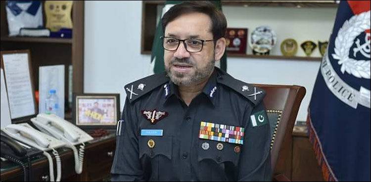 Outgoing IGP Sindh thanks officers for support