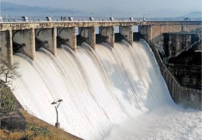 Rawal Dam spillways opened after heavy rain 