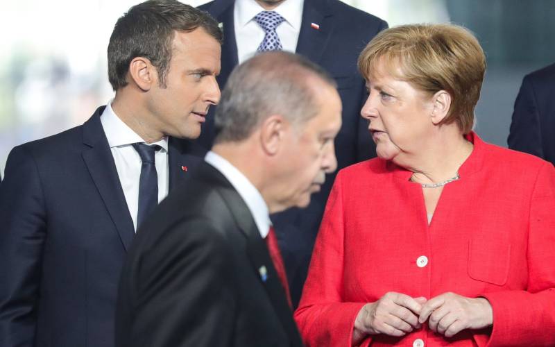 Erdogan announces new summit with Macron, Merkel