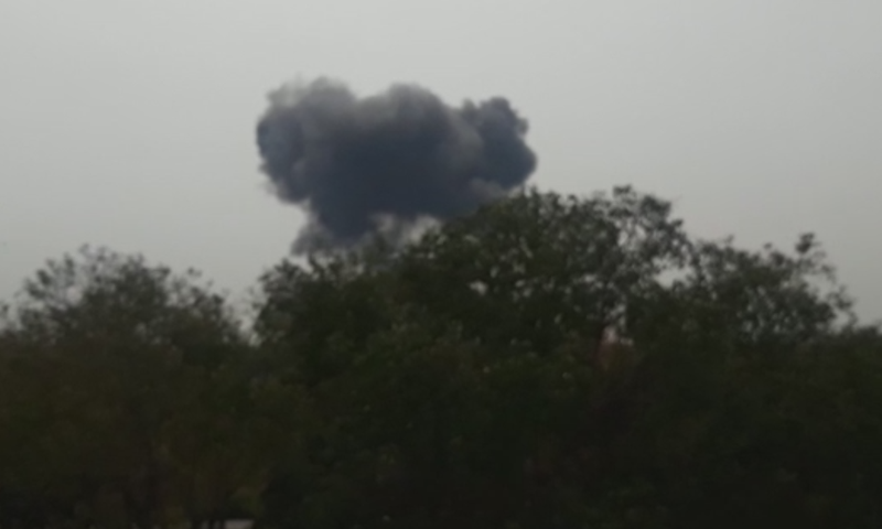 PAF aircraft crashes near Shakarparian, one pilot martyred 