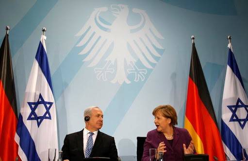 Germany's Angela Merkel claimed to have rejected Israeli demand for medical supply