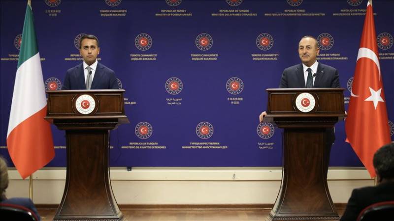 Turkey, Italy work for lasting peace in Libya: Turkish FM