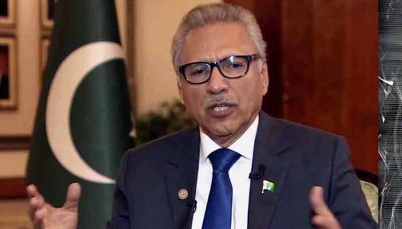 President Alvi urges world to take notice of Indian atrocities in IOK