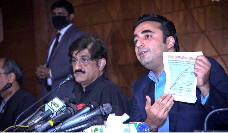 Bilawal blames Govt for risking citizens lives by lowering COVID-19 testing capacity 