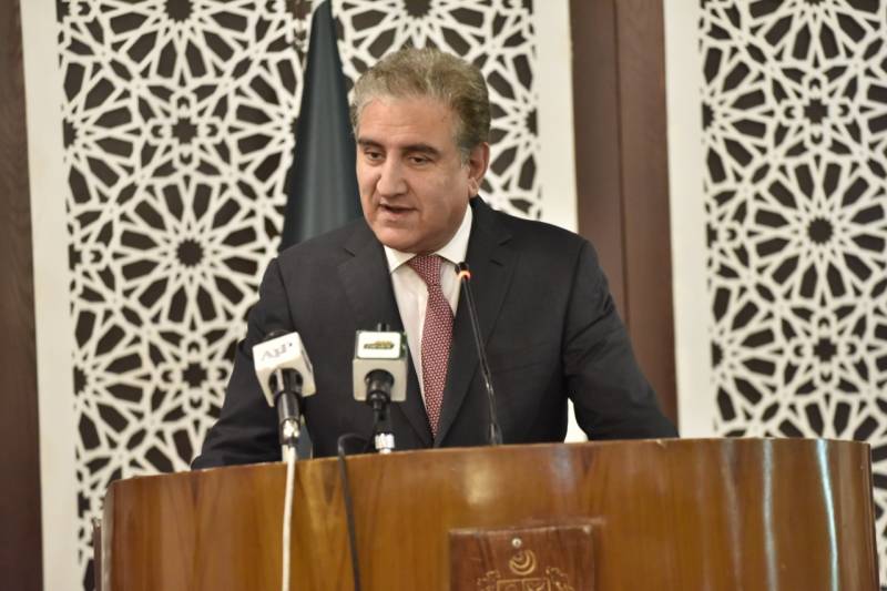 FM Qureshi urges political parties to join hands with govt for observing 'Yaum-e-Istehsal'