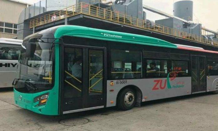 Peshawar BRT suspend services after buses catch fire 