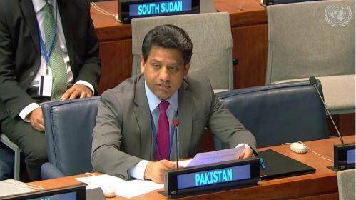 At UN, Pakistan calls for keeping focus on children’s plight in IIOJK