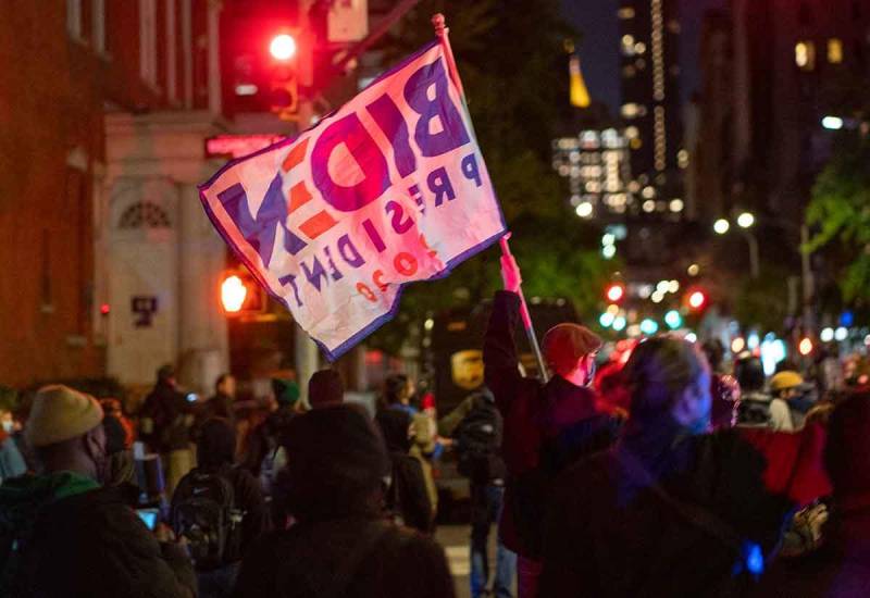 Protesters gather in Philadelphia as US Election Vote Counting continues
