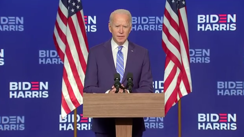 Biden says he’s 'winning' enough states to reach 270 electoral votes