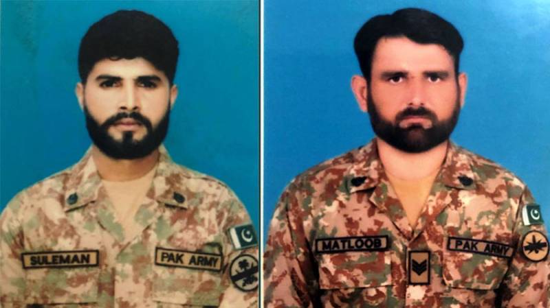 Two soldiers martyred in South Waziristan 