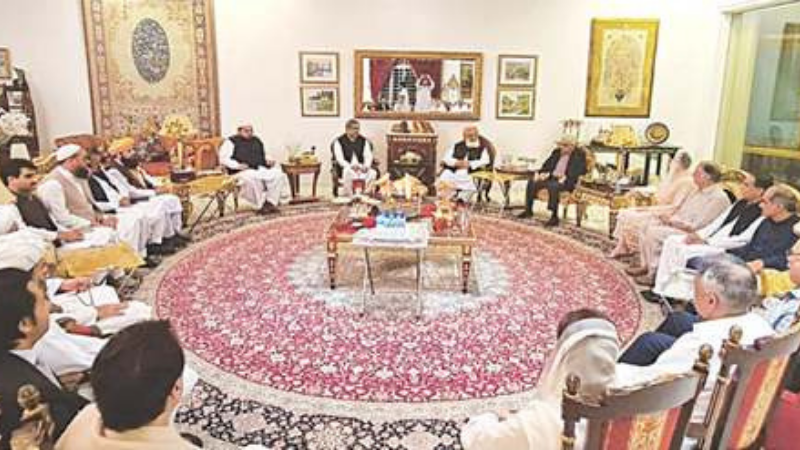 PDM leadership meets at Raiwind to decide future strategy 